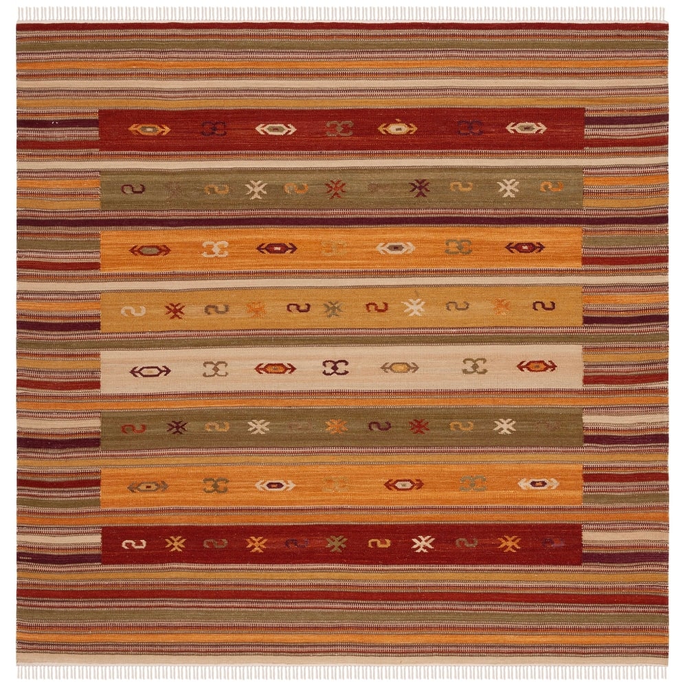 SAFAVIEH Handmade Kilim Nayely Mechteld Casual Tribal Wool Rug