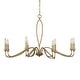 preview thumbnail 1 of 10, Uttermost Corella 8 Light Chandelier - 40"W x 40"D x 23"H