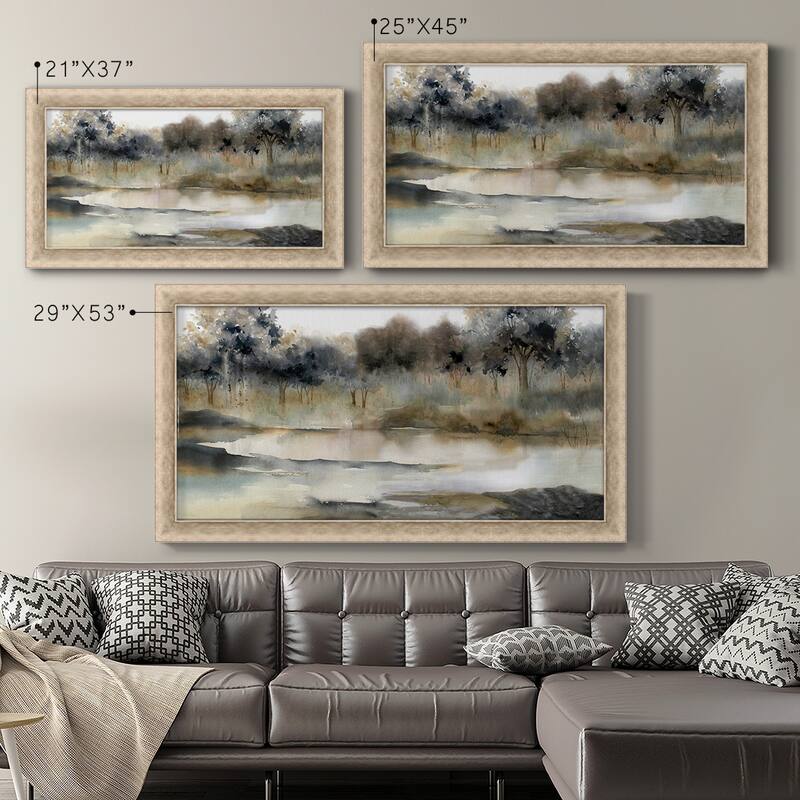 Serene River Premium Framed Canvas- Ready to Hang