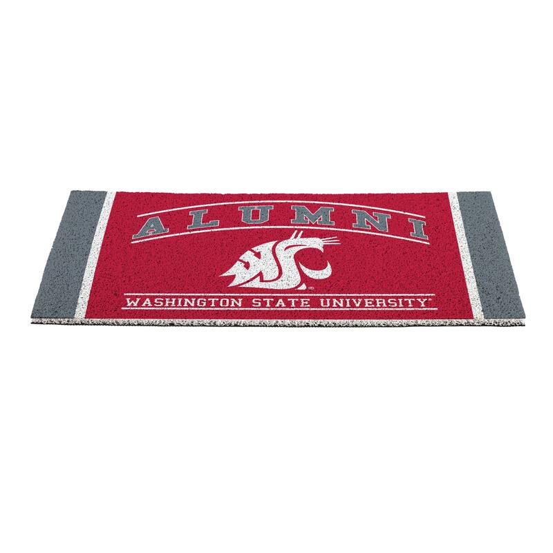 28 in. x 16 in. Washington State University Alumni Full Color PVC Door Mat