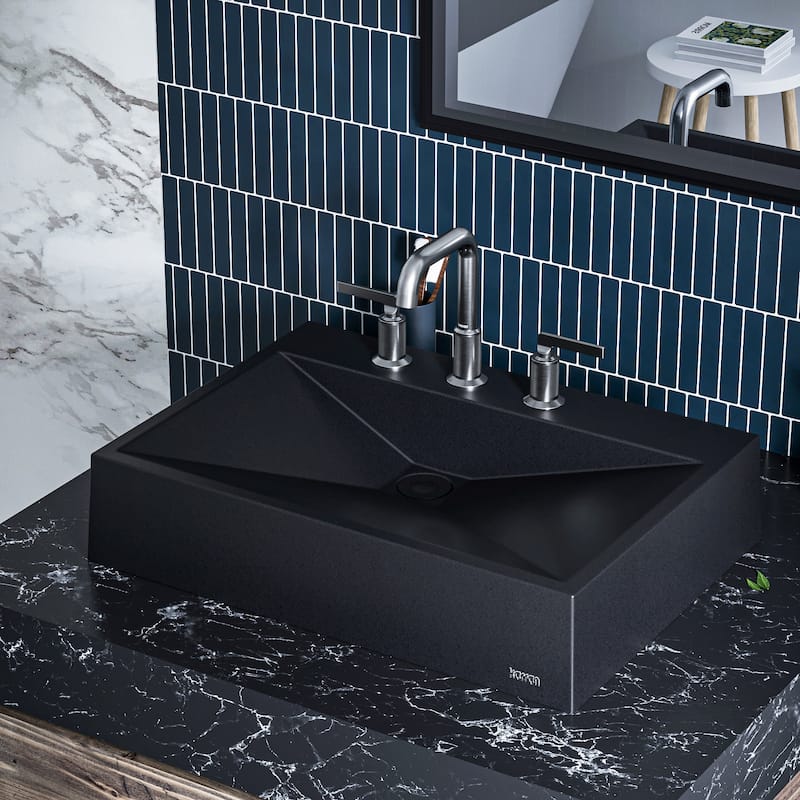 Karran Envy Quartz 24.5 inch Bathroom Vessel Sink