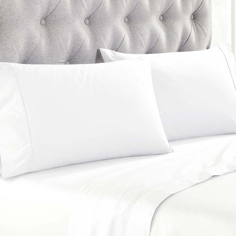 Superior Gina Organic Cotton Percale Pillowcases, Set of 2