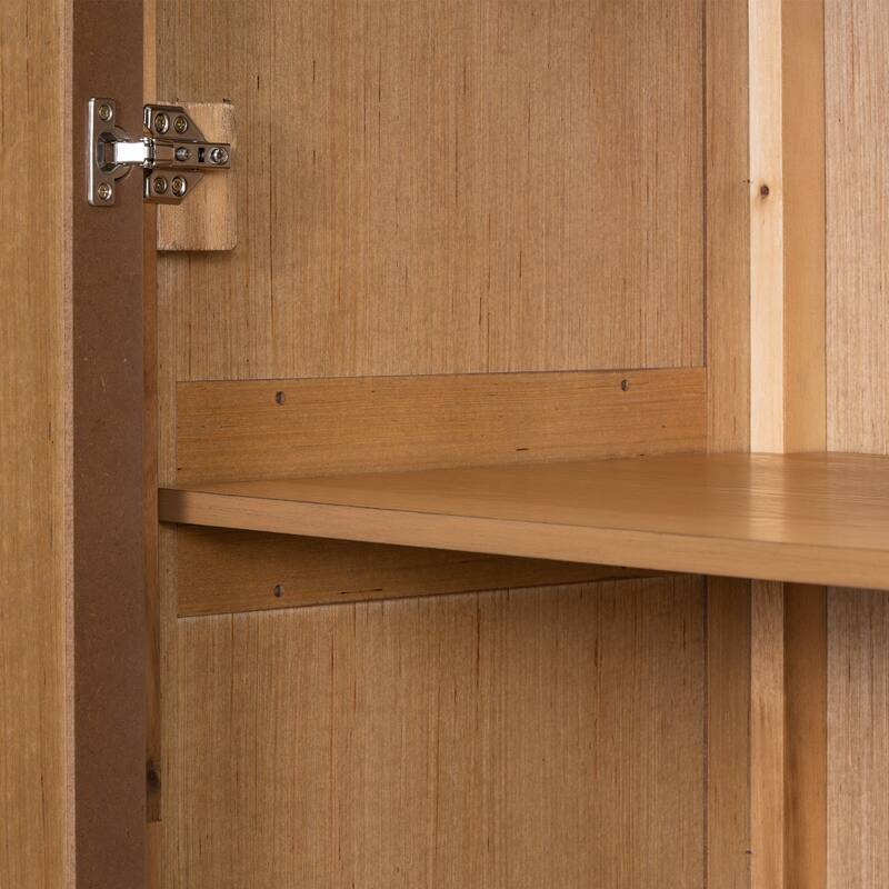 Sophisticated Oak Veneer Cabinet With Multiple Storage Functions,Suitable For Study,Entryway,Hallway,Living Room,Foyer