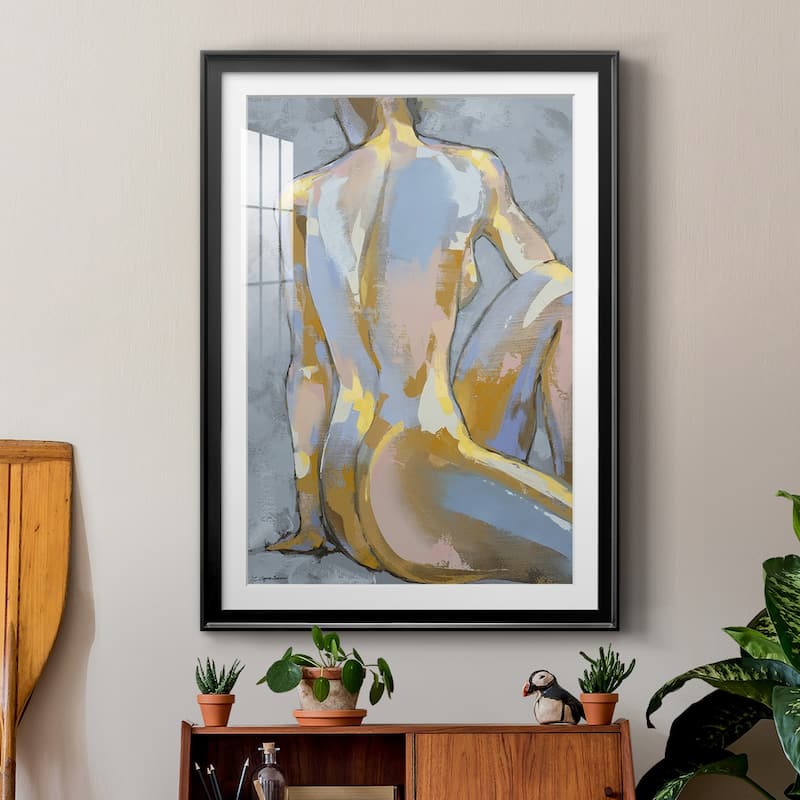 Grey Maiden II Premium Framed Print - Ready to Hang