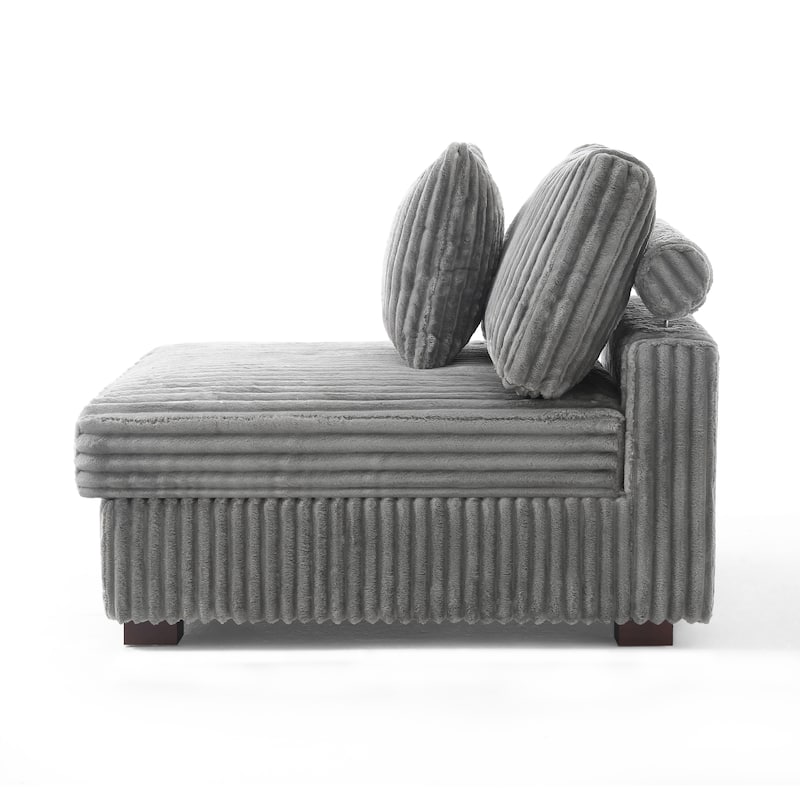 Cotton Flannel Armchair Sofa Corner Chairs for Living Room