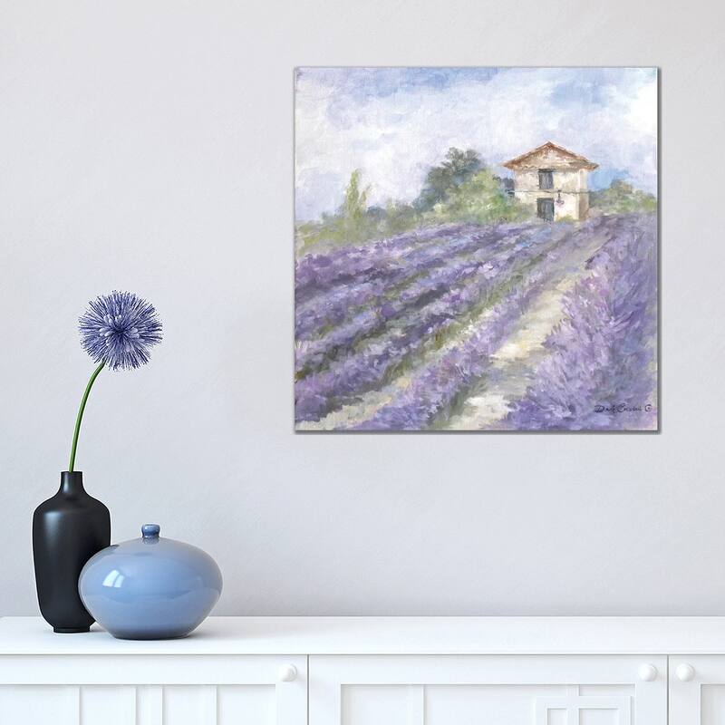 iCanvas "Lavender Fields" by Debi Coules Canvas Print - 18x18x1.5