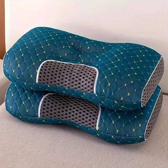 Set of 1/2 SPA Massage Pillow Cervical Orthopedic Neck Pillow