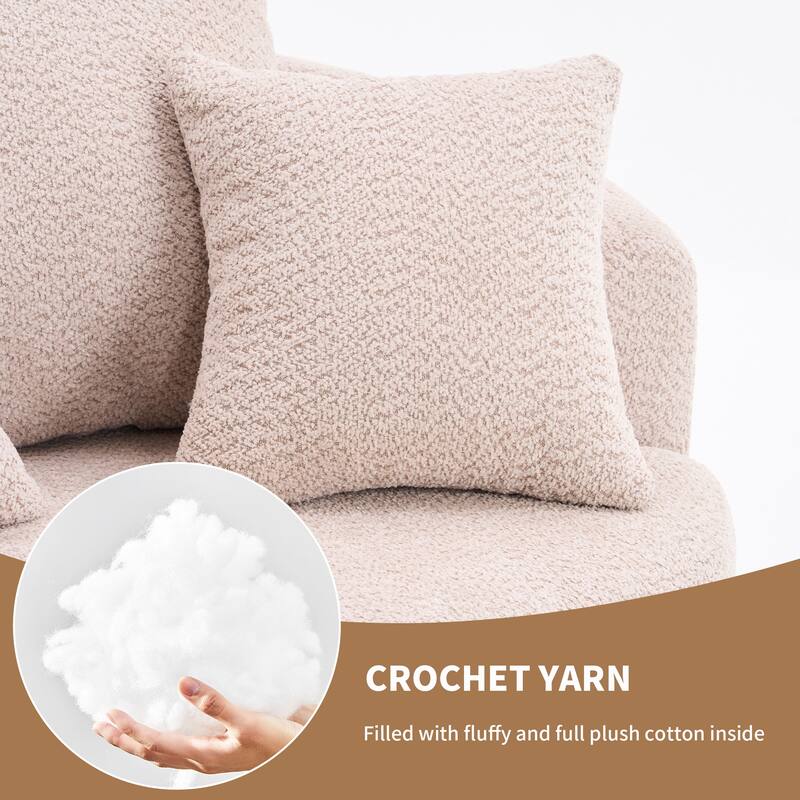 Single Seat Full Sponge Compression Swivel Chair Single Sofa