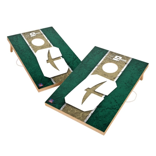 slide 2 of 5, Vintage North Carolina At Charlotte 49ers Regulation 2x4 Cornhole Set