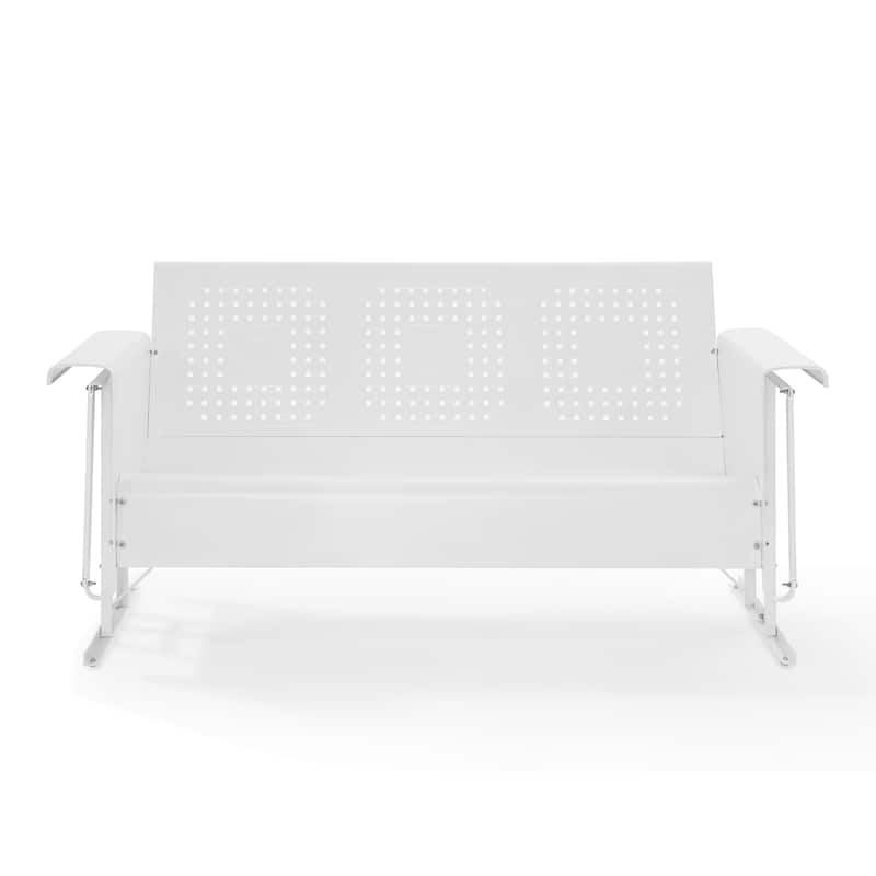 Crosley Bates Sofa Glider In White - 65.75 "W x 28 "D x 32.5 "H