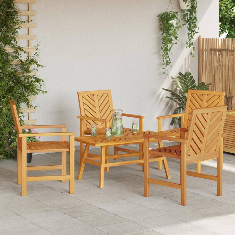 vidaXL 3/4/5 Piece Garden Lounge Set Solid Wood Acacia