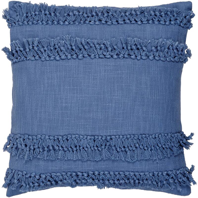 Miloh Tassel Fringe Accent Throw Pillow