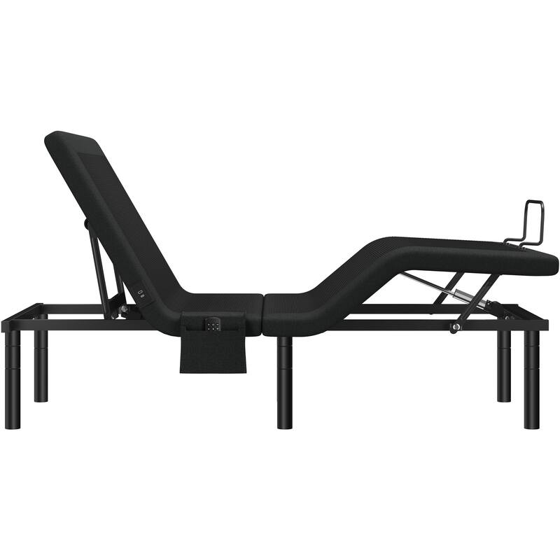 Yaheetech Upholstered Adjustable Twin XL/Queen/ Split King Size Bed Frame with Independent Head & Foot Incline