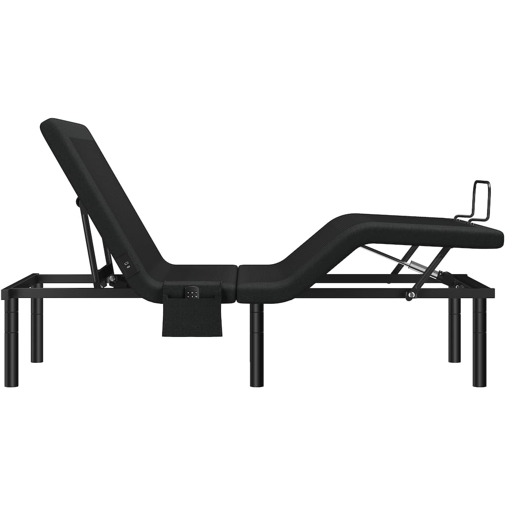 Yaheetech Upholstered Adjustable Twin XL/Queen/ Split King Size Bed Frame with Independent Head & Foot Incline