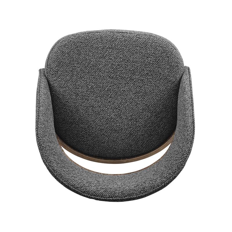 Art Leon Set of 2 Swivel Contemporary Counter Height Barstool with Bentwood Legs