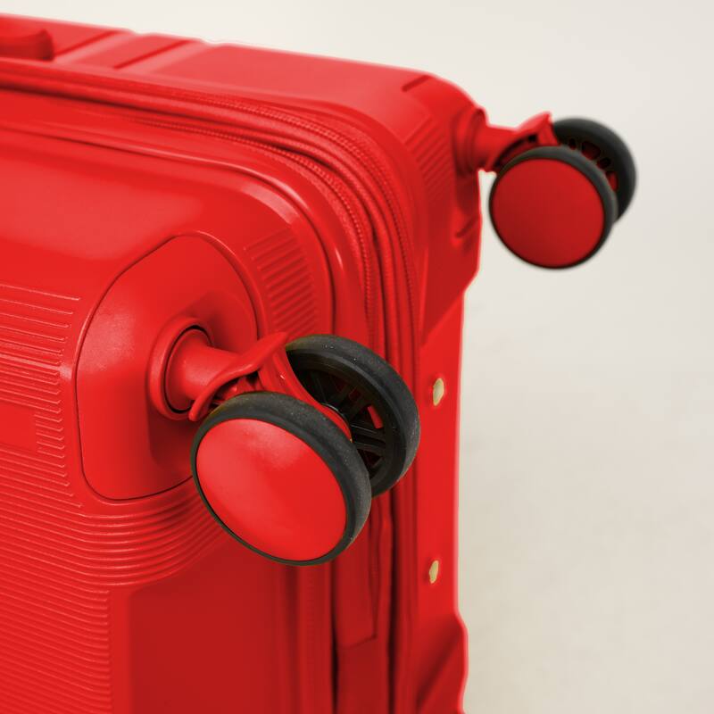6-piece luggage set, expandable hard shell luggage set with rotating wheels