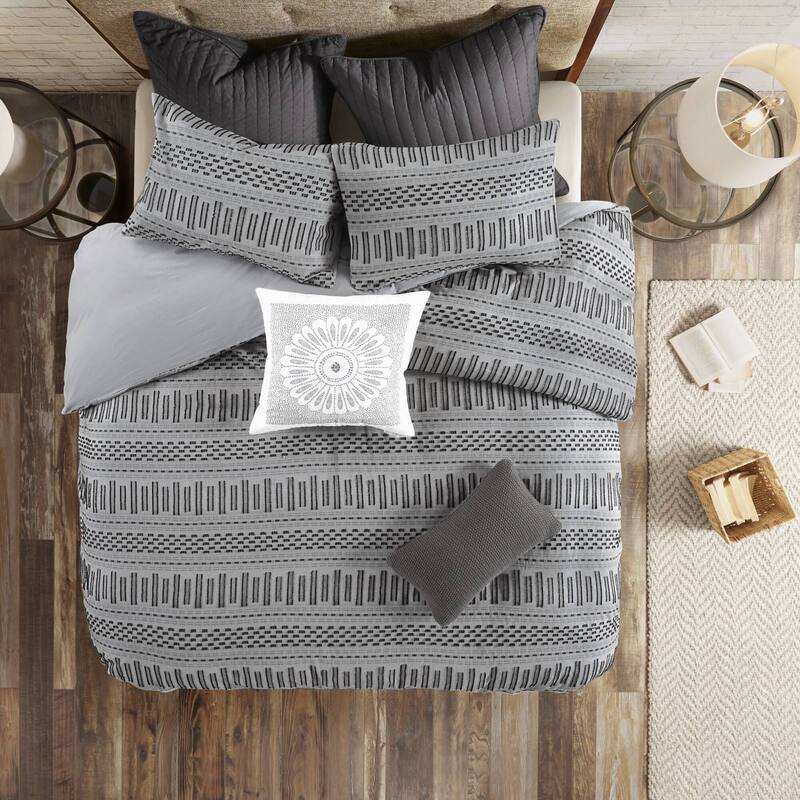 INK+IVY Rhea Cotton Jacquard Comforter Mini Set