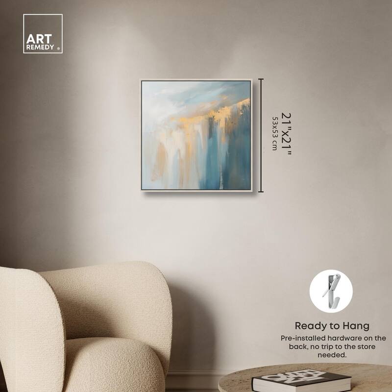 Golden Tears I Canvas by Art Remedy