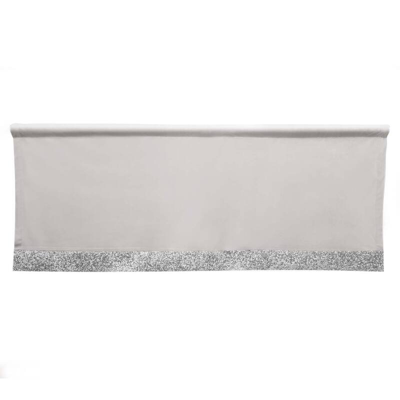 Sparkles Home Luminous Rhinestone Valance - Silver - L