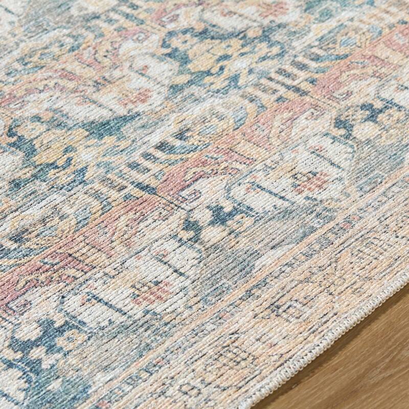 Livabliss Vinny Traditional Washable Area Rug