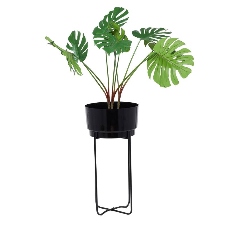 CosmoLiving by Cosmopolitan Metal Contemporary Planter (Set of 2) - S/2 31", 25"H