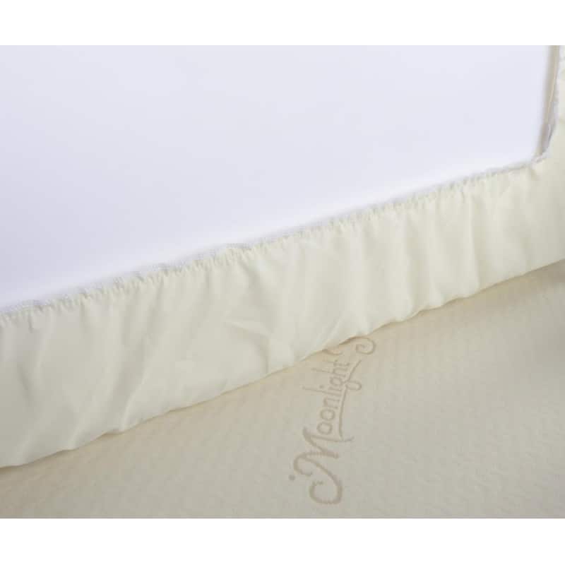 Moonlight Slumber Premium Cotton Mini Crib Mattress Cover - Waterproof - 24 X 38 X 5