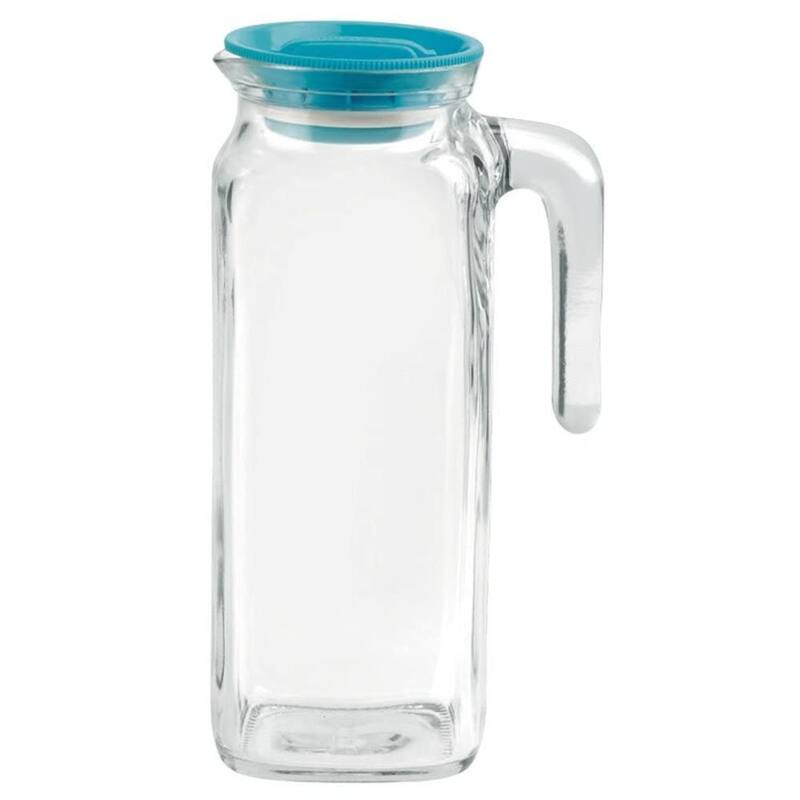 Bormioli Rocco Frigoverre Beverage Jug with Hermetic Lid - 33.75 oz - Teal