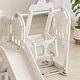 preview thumbnail 8 of 16, 11 in 1 Toddler Slide for Age 1-4 with Basketball Hoop, aisle, swing - 116.54" x 64.96" x 44.09"