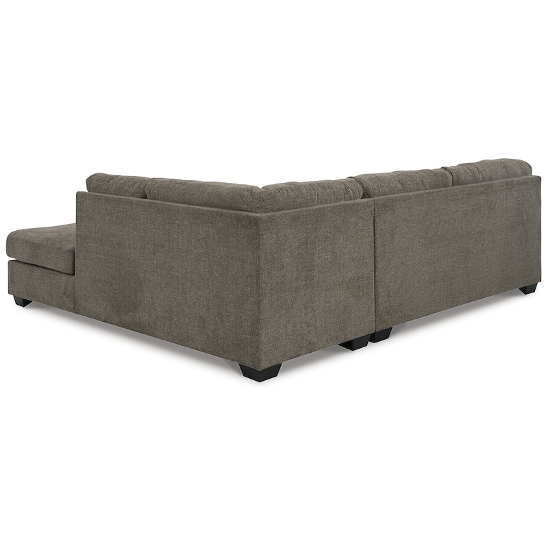 Signature Design by Ashley Mahoney 2-Piece Sleeper Sectional with Chaise - 105"W x 90"D x 37"H