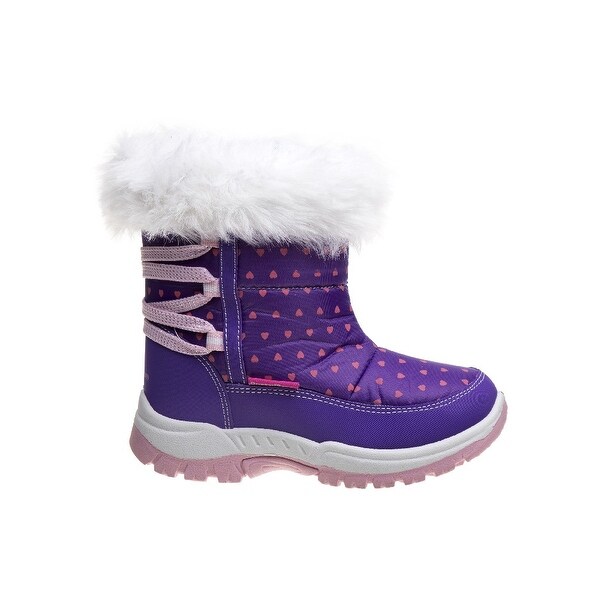 girls purple snow boots
