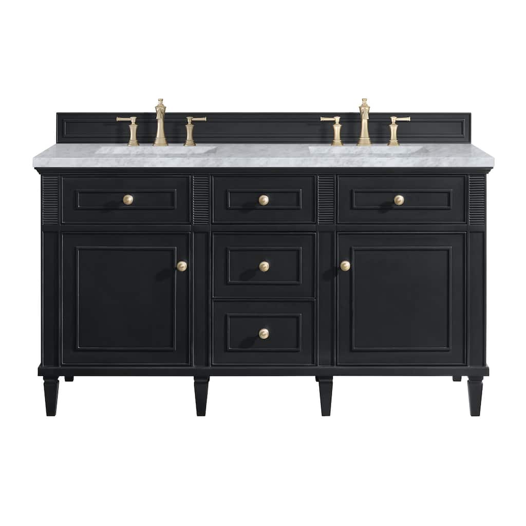 James Martin Vanities 424-V60D-3CAR Lorelai 60" Double Basin Wood