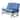 Costway Glider Outdoor Patio Rocking Bench Loveseat Cushioned Seat