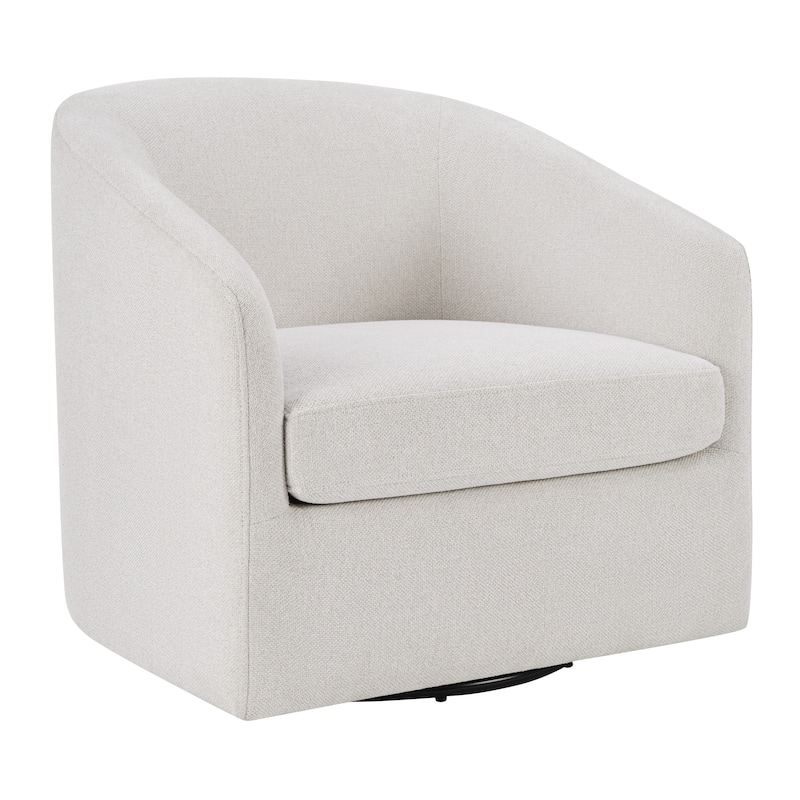 Parker Swivel Tub Chair - Cream