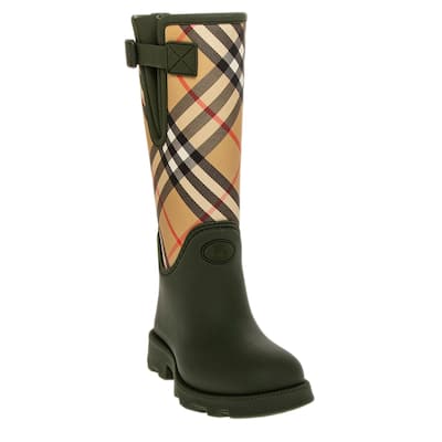 Burberry Rubber Marsh Stamp High Boots