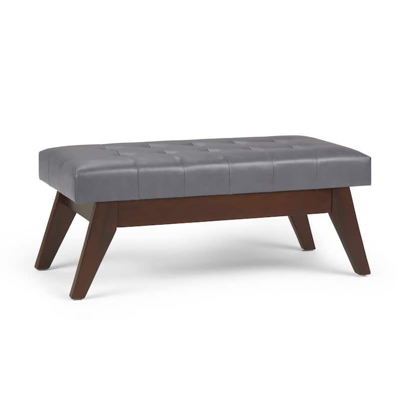 WYNDENHALL Tierney 40 inch Wide Mid Century Modern Rectangle Ottoman Bench