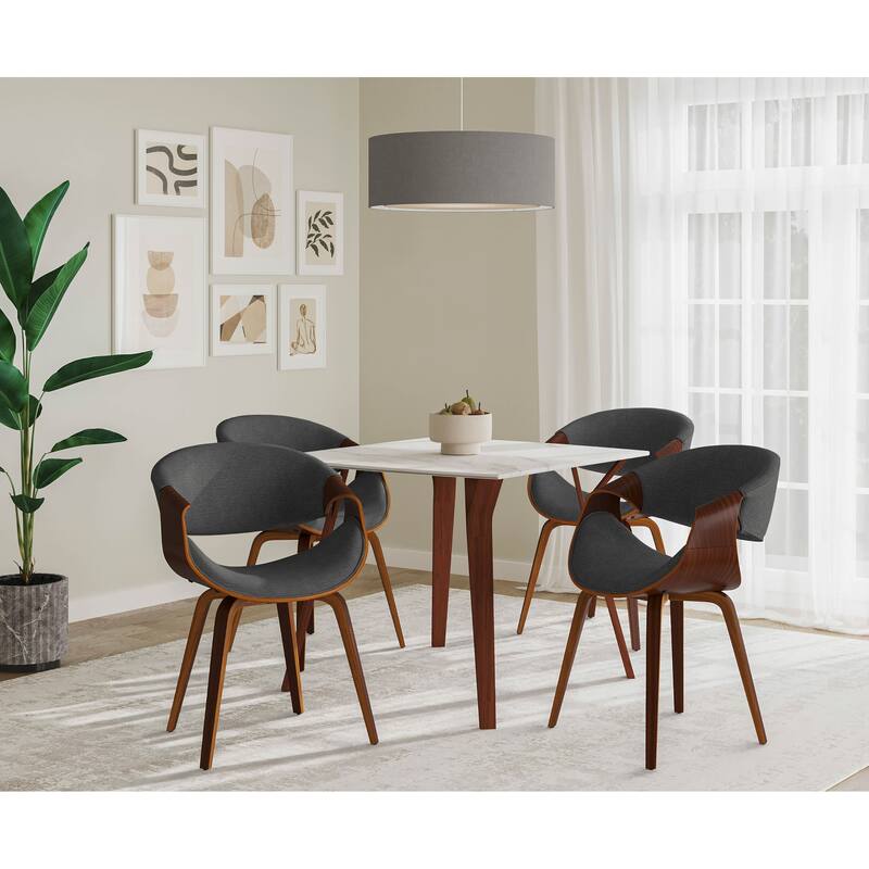 Carson Carrington Sauda Mid-Century Modern Upholstered Chair (Set of 2)