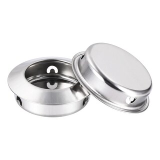 Finger Flush Pull Handle 16pcs 25mm Hole Dia Inclined Plane Silver Tone ...