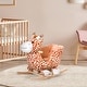 preview thumbnail 2 of 9, Plush Giraffe Rocking Horse with Song, Safety Belt, and Soft Plush Body for Kids 18+ Months