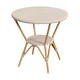 preview thumbnail 10 of 24, Tobias Outdoor Rattan and Metal Round Bistro Table