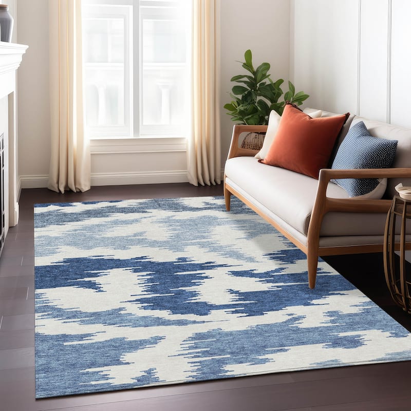 Machine Washable Indoor/ Outdoor Chantille Global Boho Rug