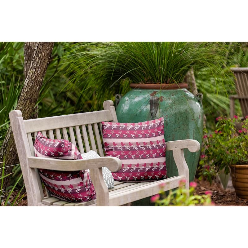 Love Garden Valentines Day Decorative Throw Pillow