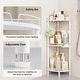 preview thumbnail 14 of 14, Corner Shower Caddy - 9.6"D x 9.6"W x 30.9"H