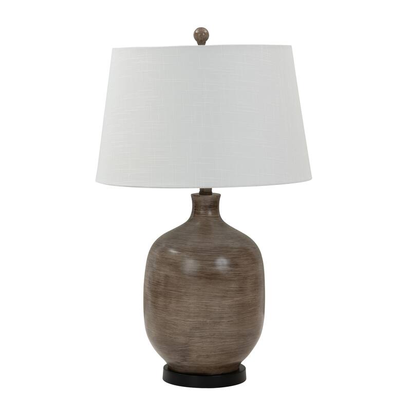 Lux Lighting Stunning Brown Transitional Table Lamps (Set of 2) 3-Way Switch - 3-Way Switch