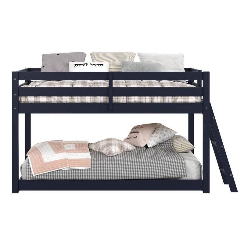Taylor & Olive Trillium Twin Low Loft Bed with a Twin Under Bed