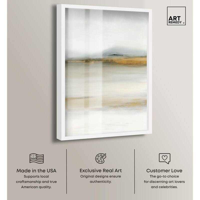 Misty Expanse II Shadowbox by Art Remedy