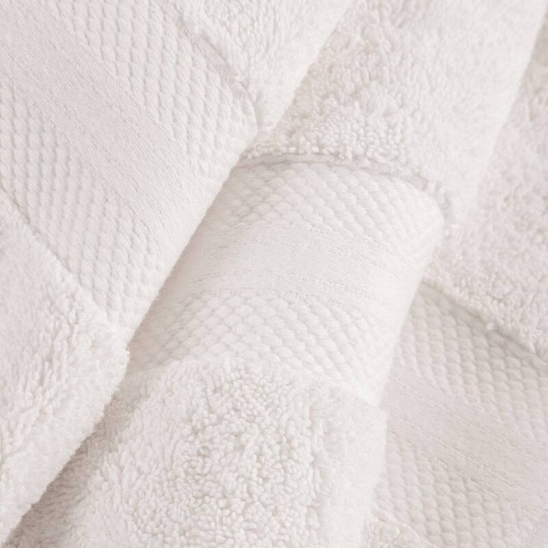 Superior Turkish Cotton 12 Piece Solid Plush Heavyweight Towel Set