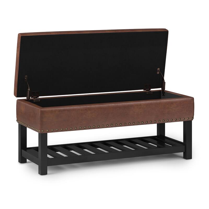 Modern Storage Ottoman Bench for Living Room