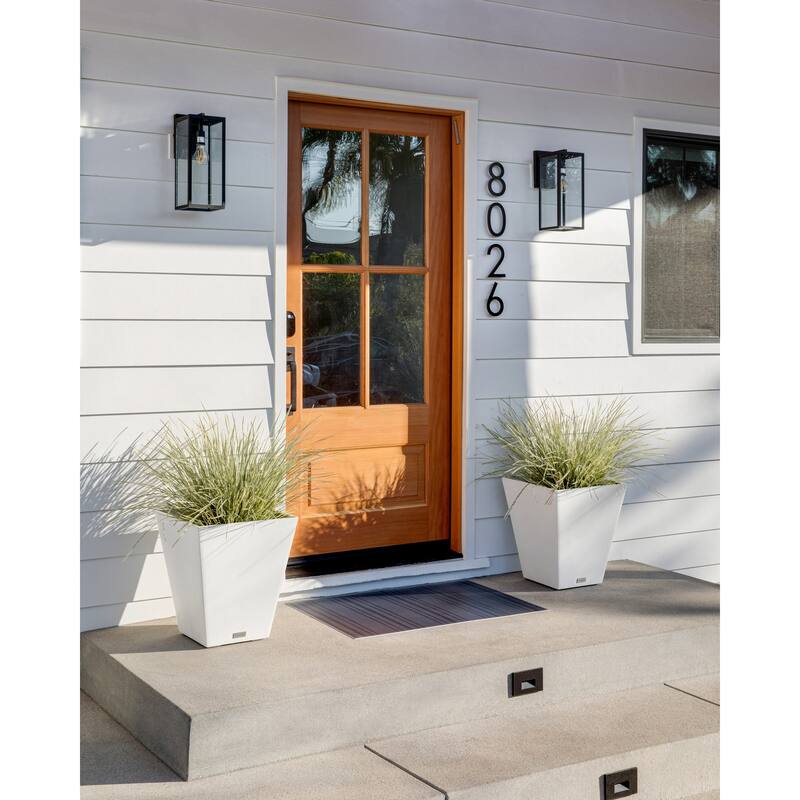 Pure Series Nobleton Planter - 2 Pack - 22''Hx19''Wx19''W - White