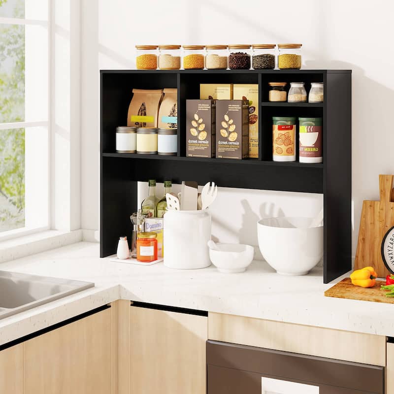 Costway Computer Desktop Bookcase Countertop Storage Bookshelf - See Details