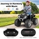 preview thumbnail 34 of 36, 24V Kids Ride-On Electric ATV with Wireless Connection for Toddlers 3-8 Years Old - 42" x 25" x 29"